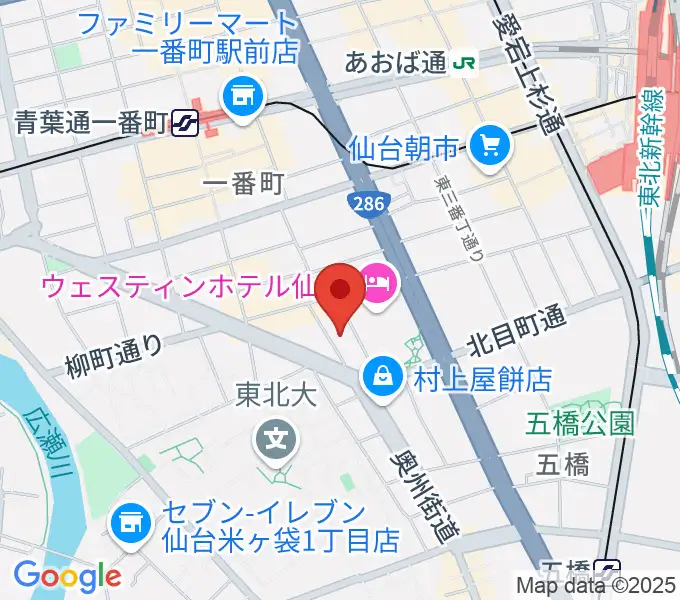 仙台BARTAKEの地図