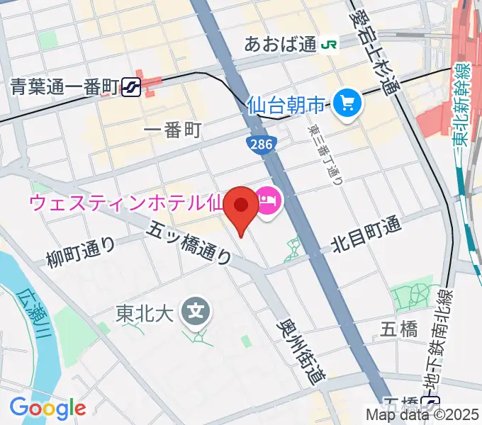 仙台BARTAKEの地図