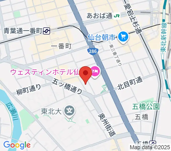 仙台BARTAKEの地図