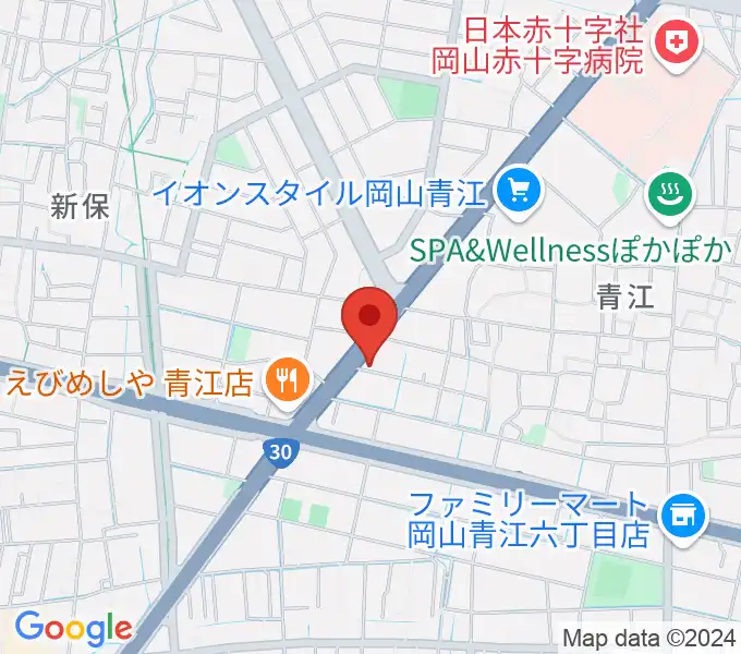 スタジオクレセントの地図