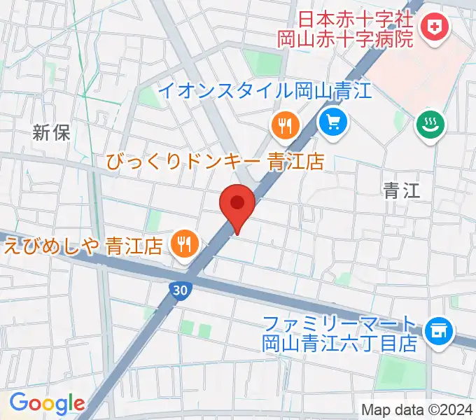 スタジオクレセントの地図