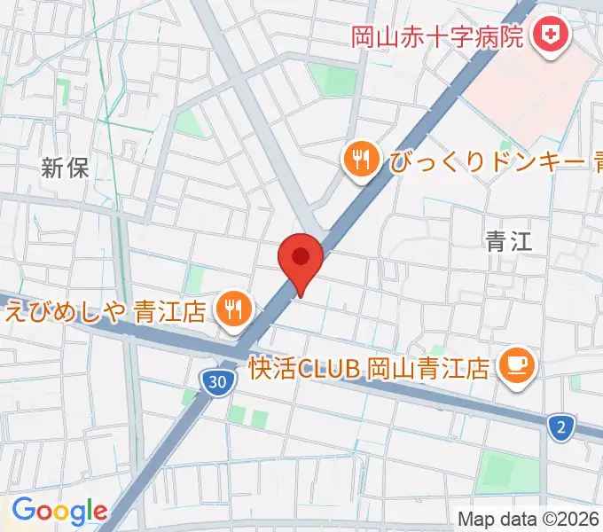 スタジオクレセントの地図