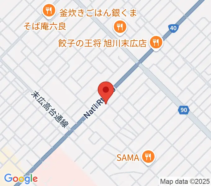 スタジオホッパーの地図