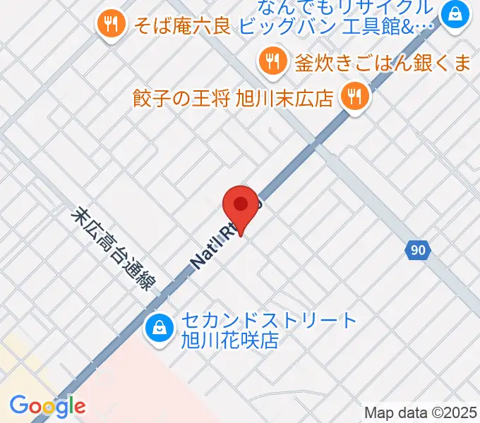 スタジオホッパーの地図