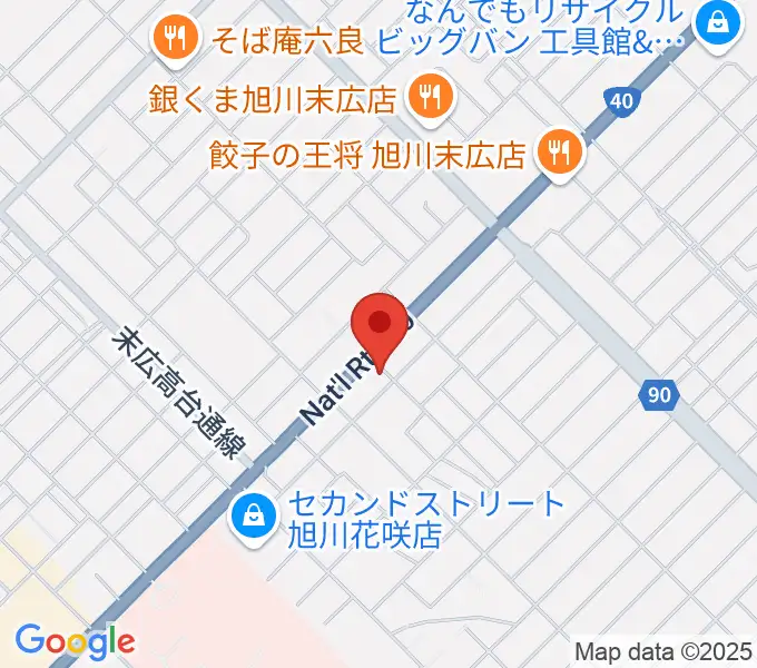 スタジオホッパーの地図