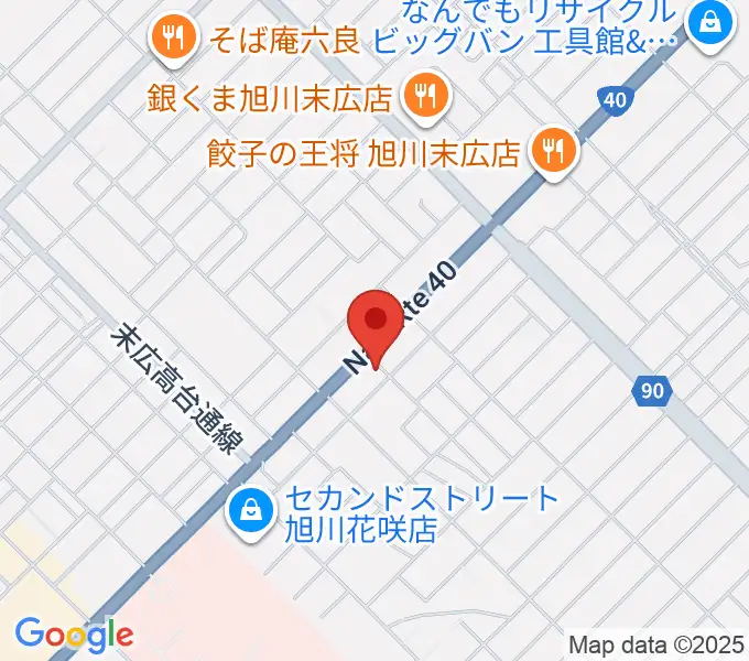 スタジオホッパーの地図