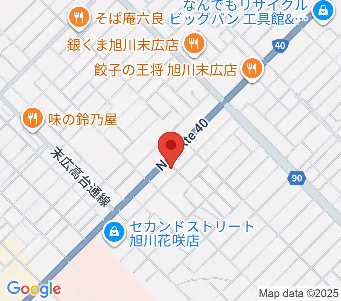 スタジオホッパーの地図