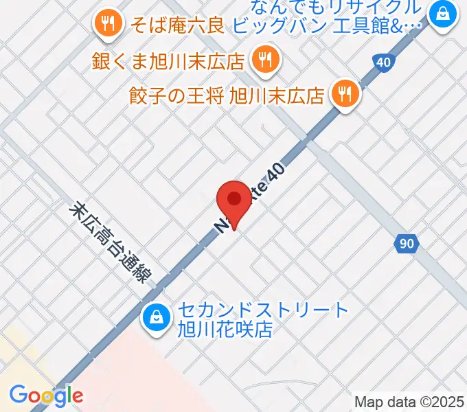 スタジオホッパーの地図