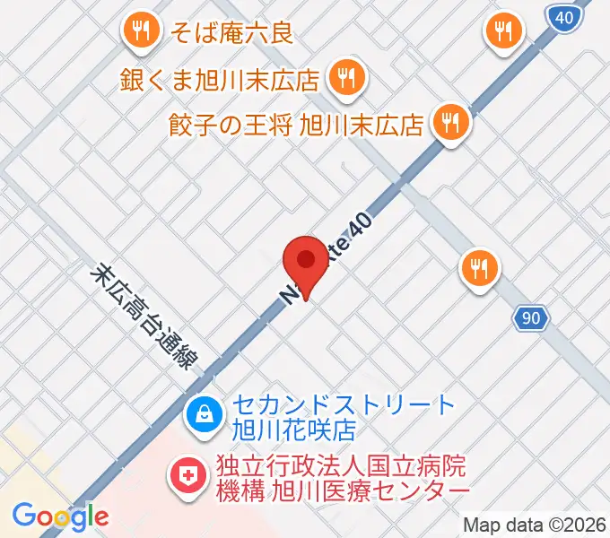 スタジオホッパーの地図