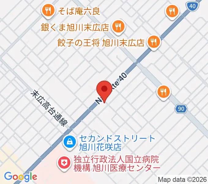 スタジオホッパーの地図
