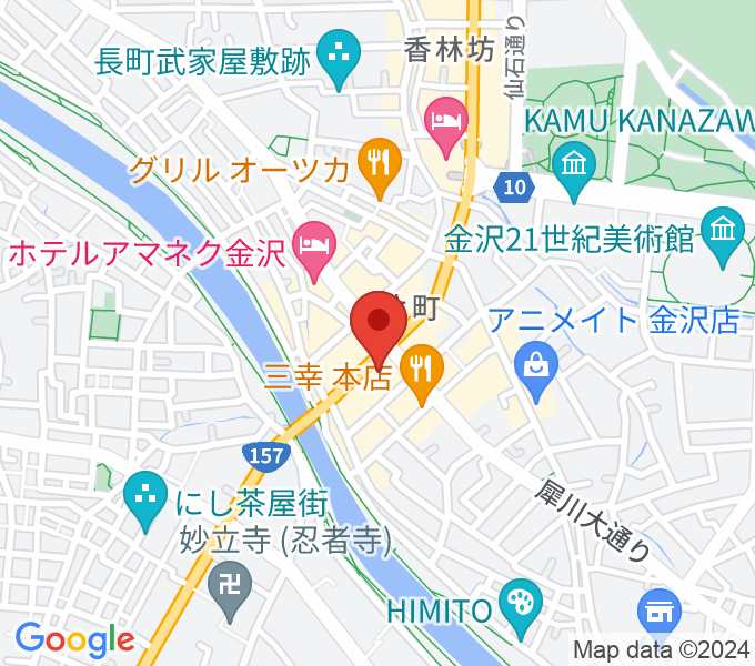 金沢Eight Hall（エイトホール）の場所