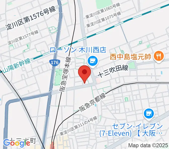 Licca ピアノ教室の地図