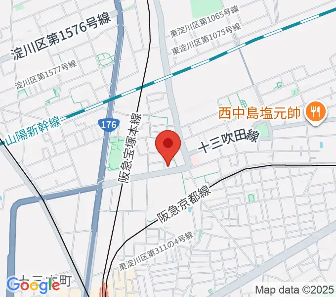 Licca ピアノ教室の地図