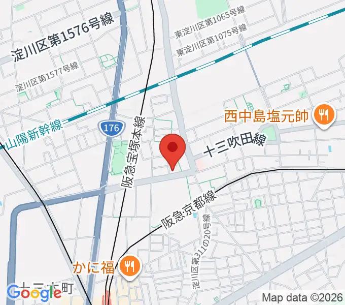 Licca ピアノ教室の地図