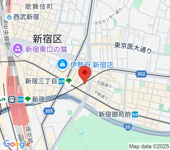 Jazz PolkaDotsの地図