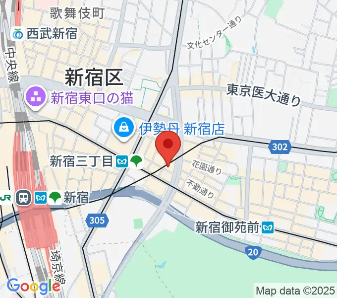 Jazz PolkaDotsの地図