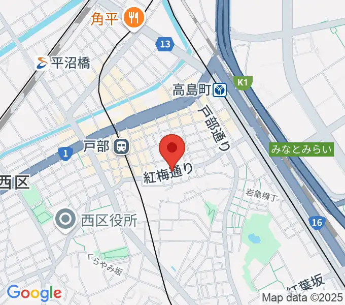 ボヌールサロンの地図