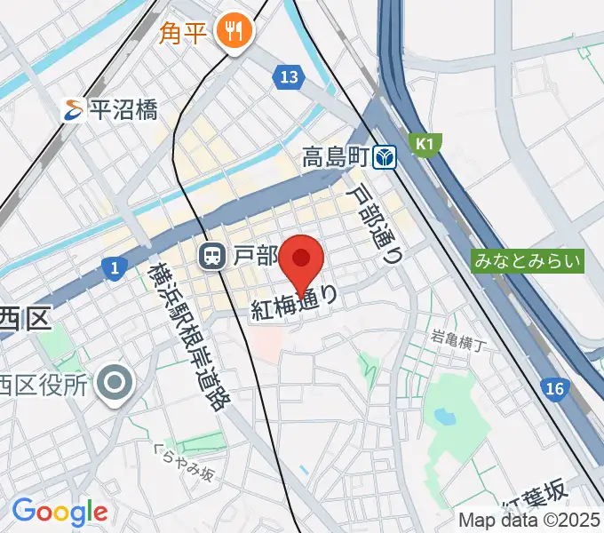 ボヌールサロンの地図