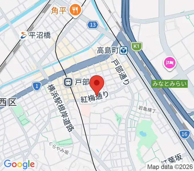 ボヌールサロンの地図