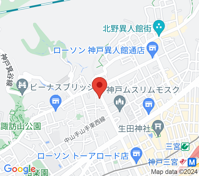 神戸BIG APPLEの場所