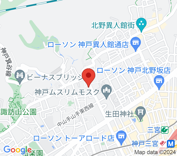 神戸BIG APPLEの場所