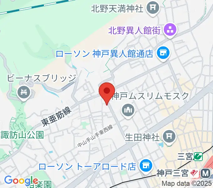 神戸BIG APPLEの地図