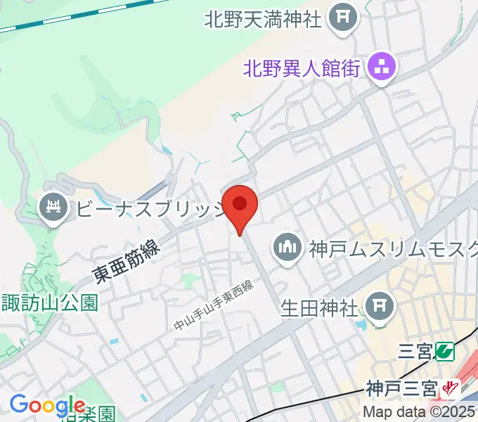 神戸BIG APPLEの地図