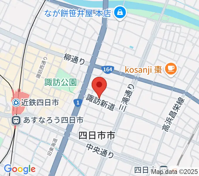 四日市シックスティシックスの地図