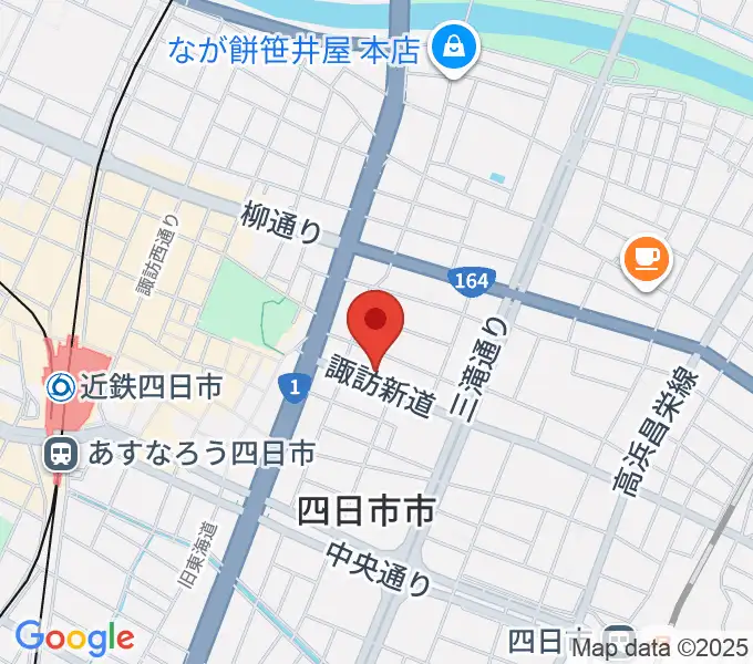 四日市シックスティシックスの地図