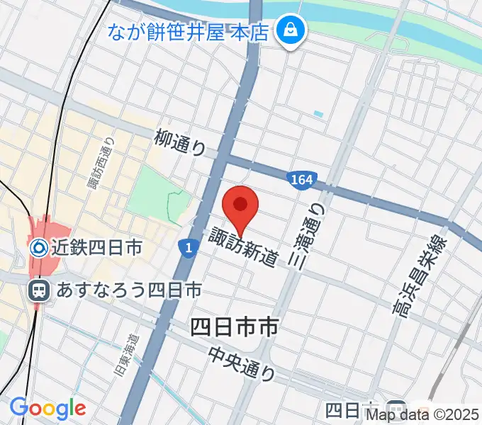 四日市シックスティシックスの地図