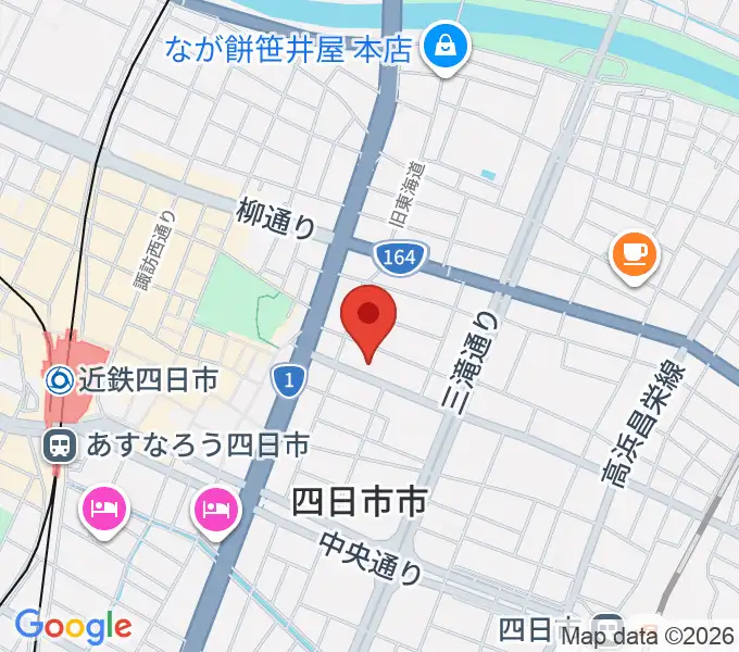 四日市シックスティシックスの地図