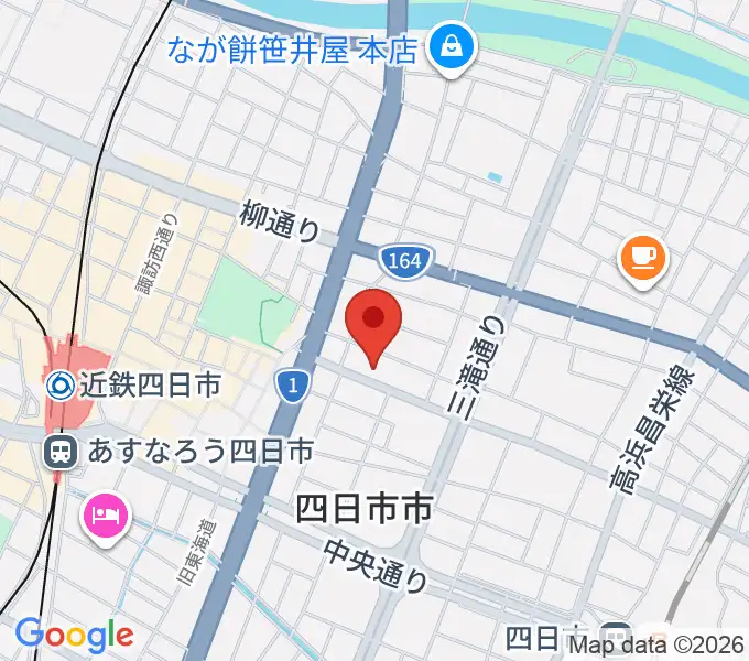 四日市シックスティシックスの地図