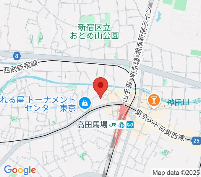 専門学校ESPエンタテインメント東京の地図
