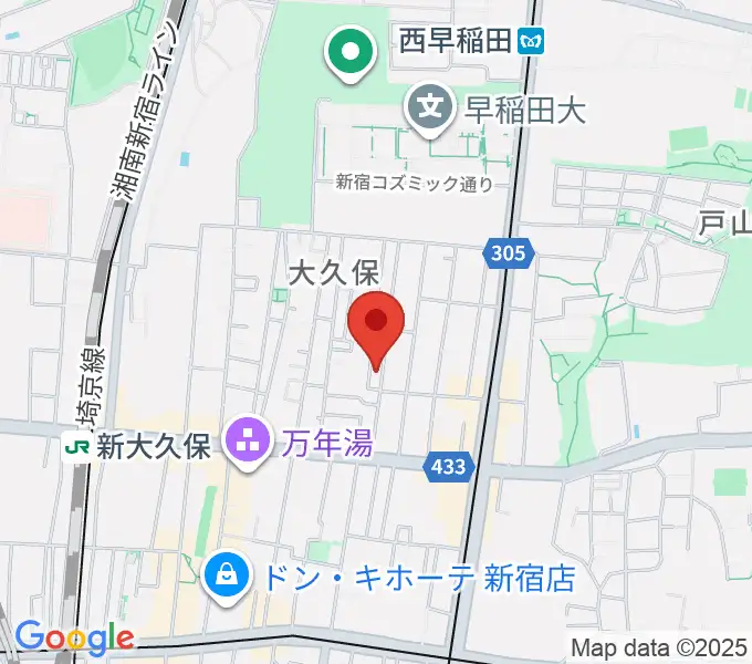 音楽センターおんがく教室の地図