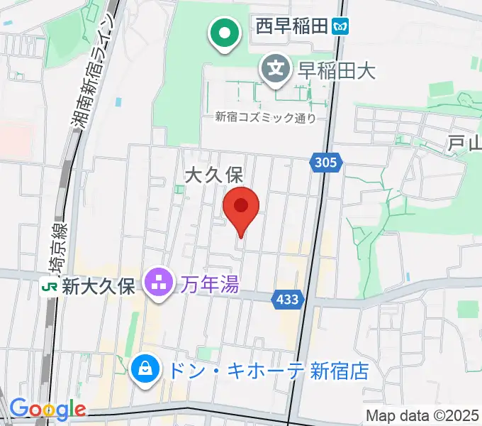 音楽センターおんがく教室の地図