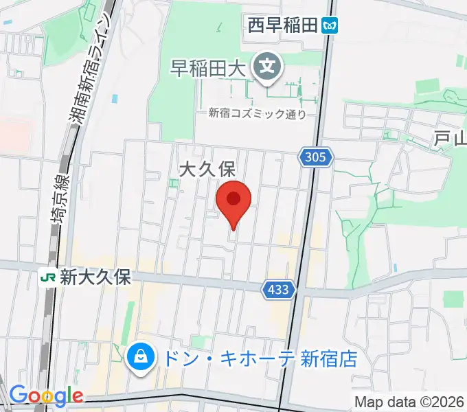 音楽センターおんがく教室の地図