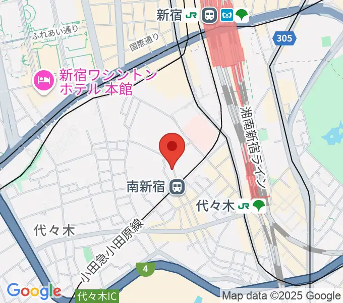 BC WORLDスタジオの地図