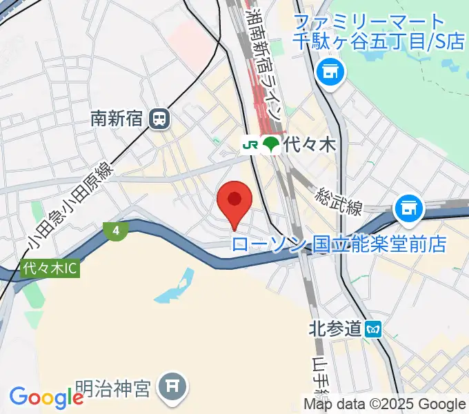 楽弓製作工房 アトリエ ハーモニーの地図