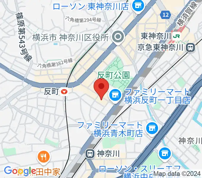 STUDIO楽 横浜反町店の地図