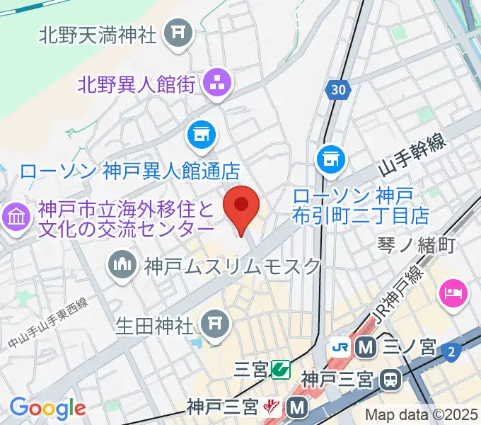 神戸SONEの地図