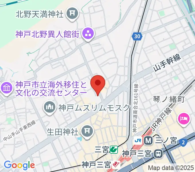 神戸SONEの地図