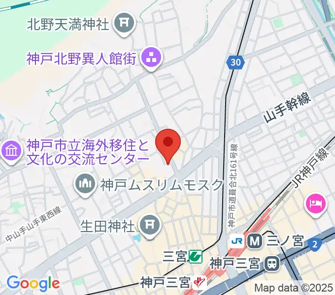 神戸SONEの地図