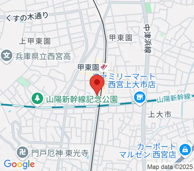 WARP STUDIOの地図