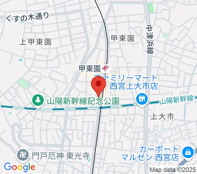 WARP STUDIOの地図