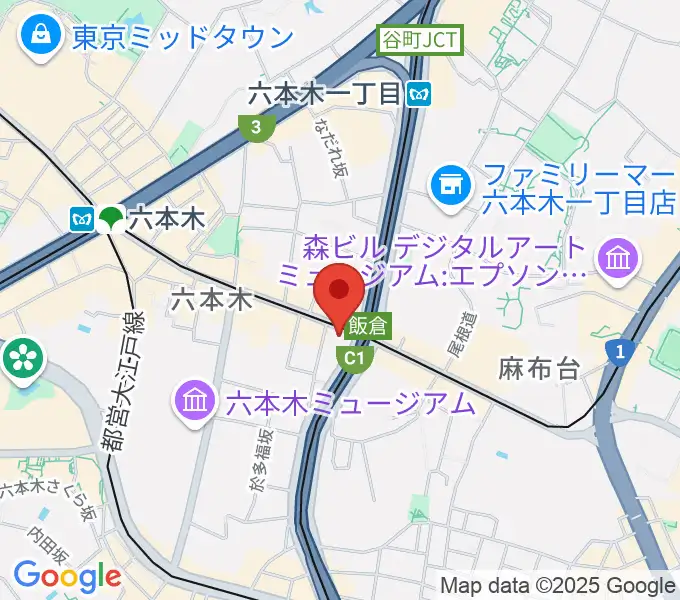 六本木VARIT.の地図