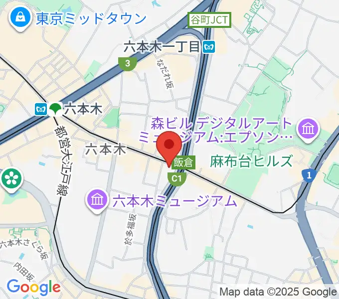 六本木VARIT.の地図