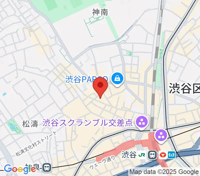 レコファン渋谷BEAM店の地図