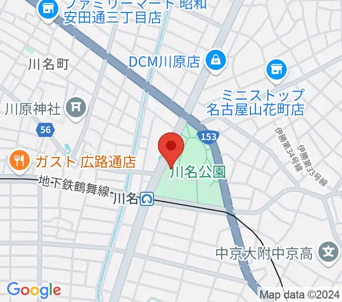 昭和文化小劇場の地図