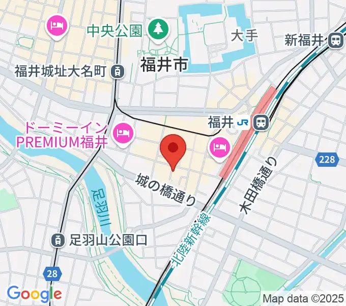 福井 北ノ庄クラシックスの地図