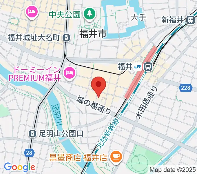 北ノ庄クラシックスの地図